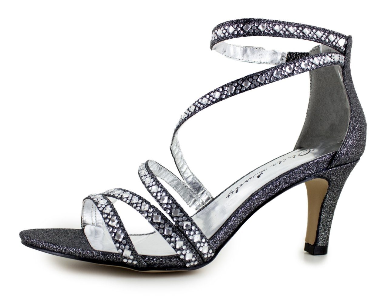 White Lady 865 Glitter Absatzsandalen Sandalette günstig online kaufen
