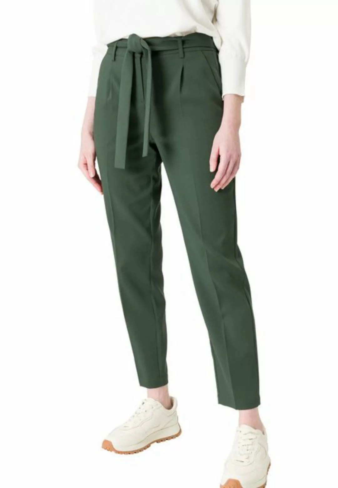 Zero Bundfaltenhose zero Bundfaltenhose mit Bindegürtel 28 Inch Gürtel günstig online kaufen