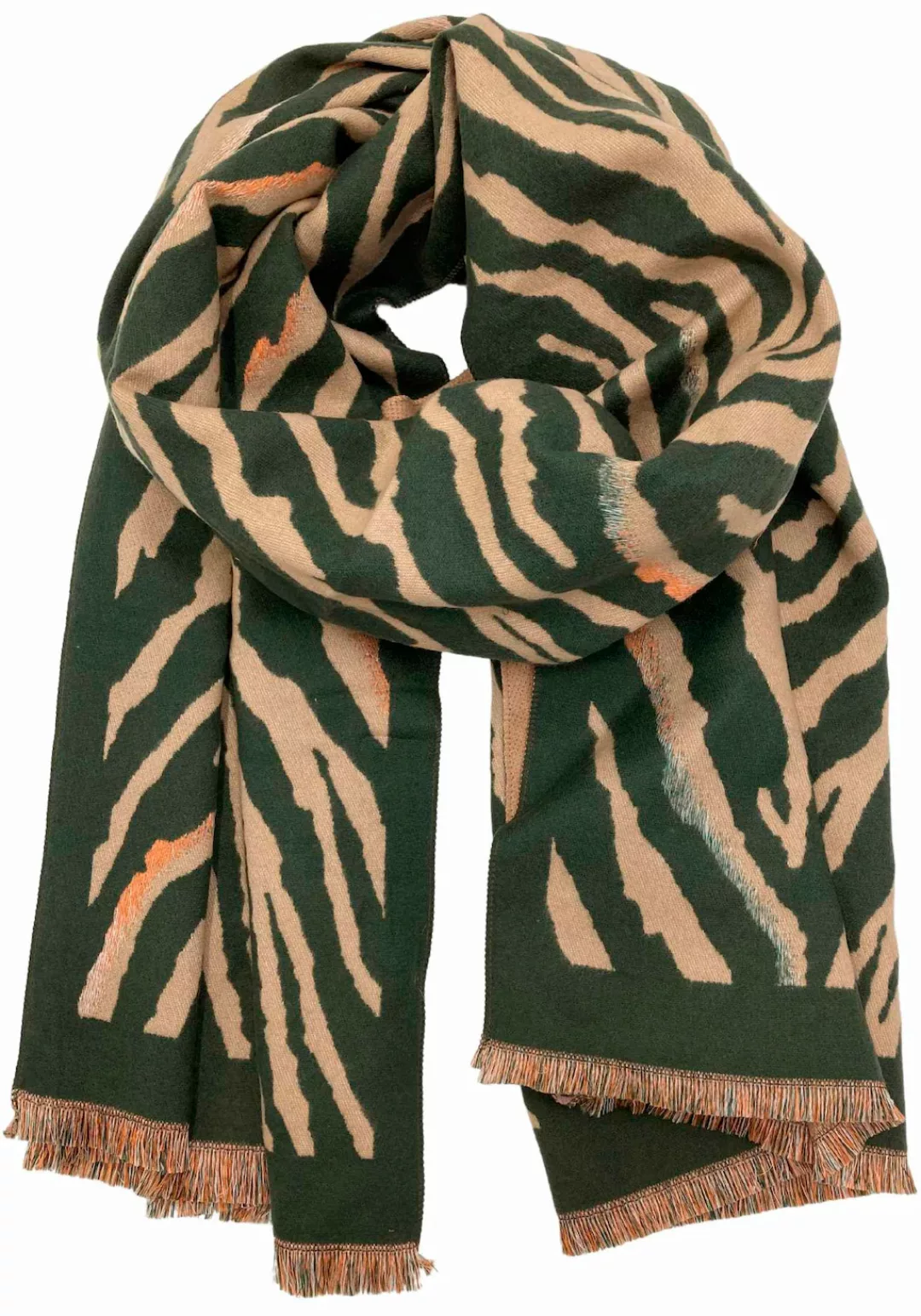 leslii Modeschal, Weicher Schal mit Zebra Muster günstig online kaufen