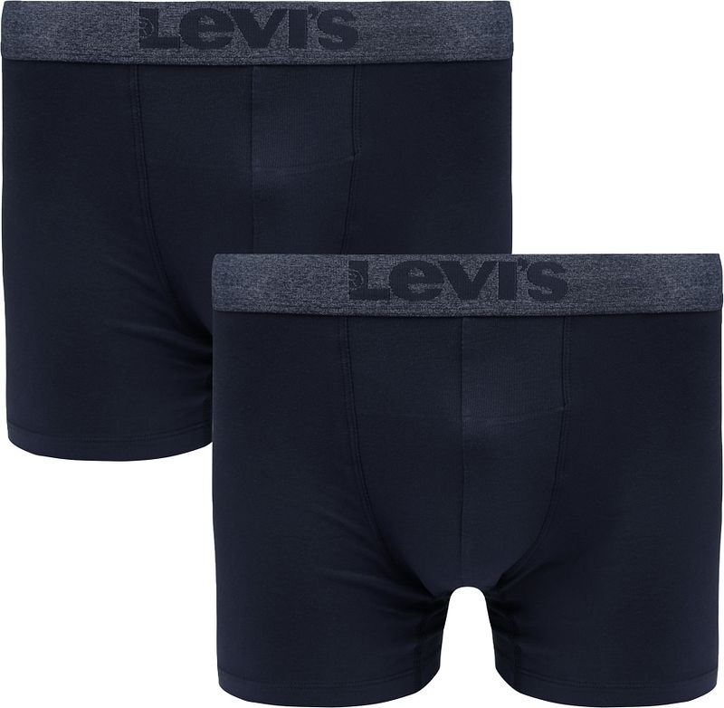 Levi's Brief Boxershorts 2-Pack Navy Melange - Größe S günstig online kaufen