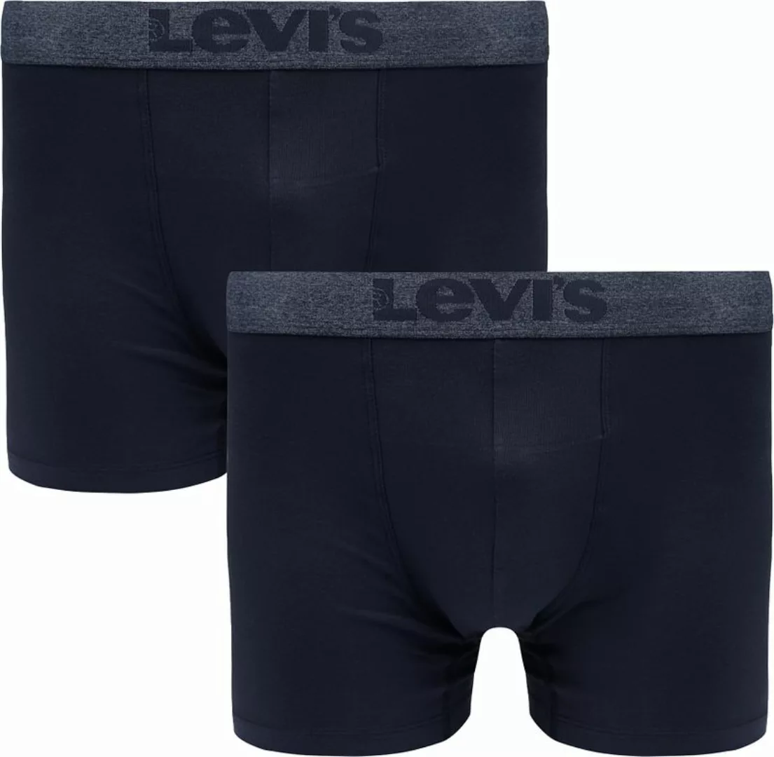 Levi's Brief Boxershorts 2-Pack Navy Melange - Größe M günstig online kaufen