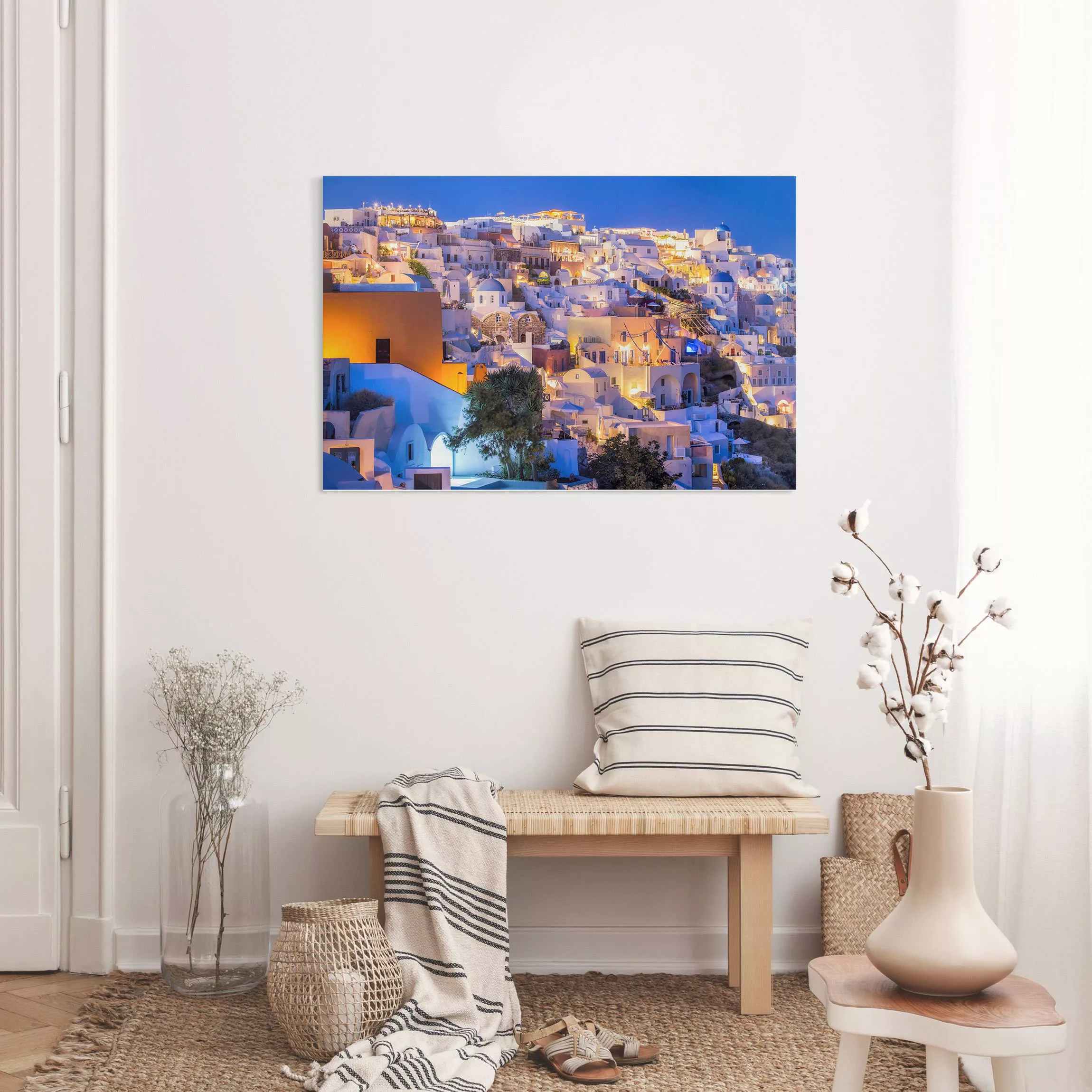 Leinwandbild Santorini at night günstig online kaufen