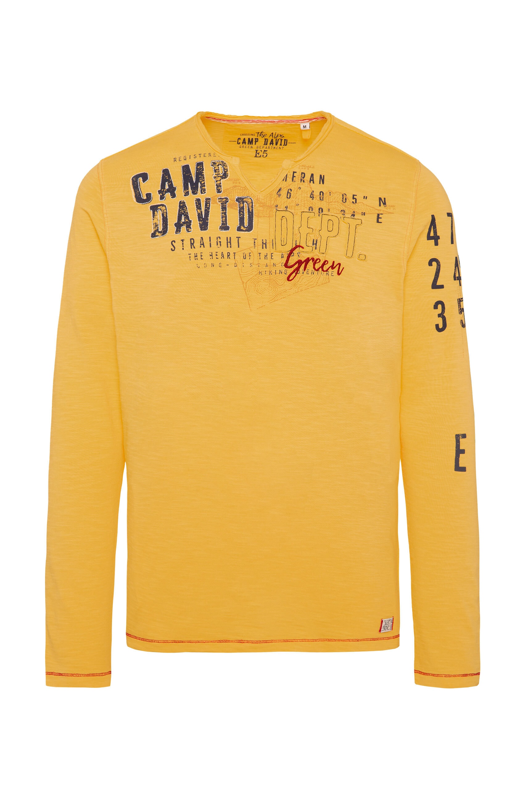 CAMP DAVID Langarmshirt, aus Baumwolle günstig online kaufen