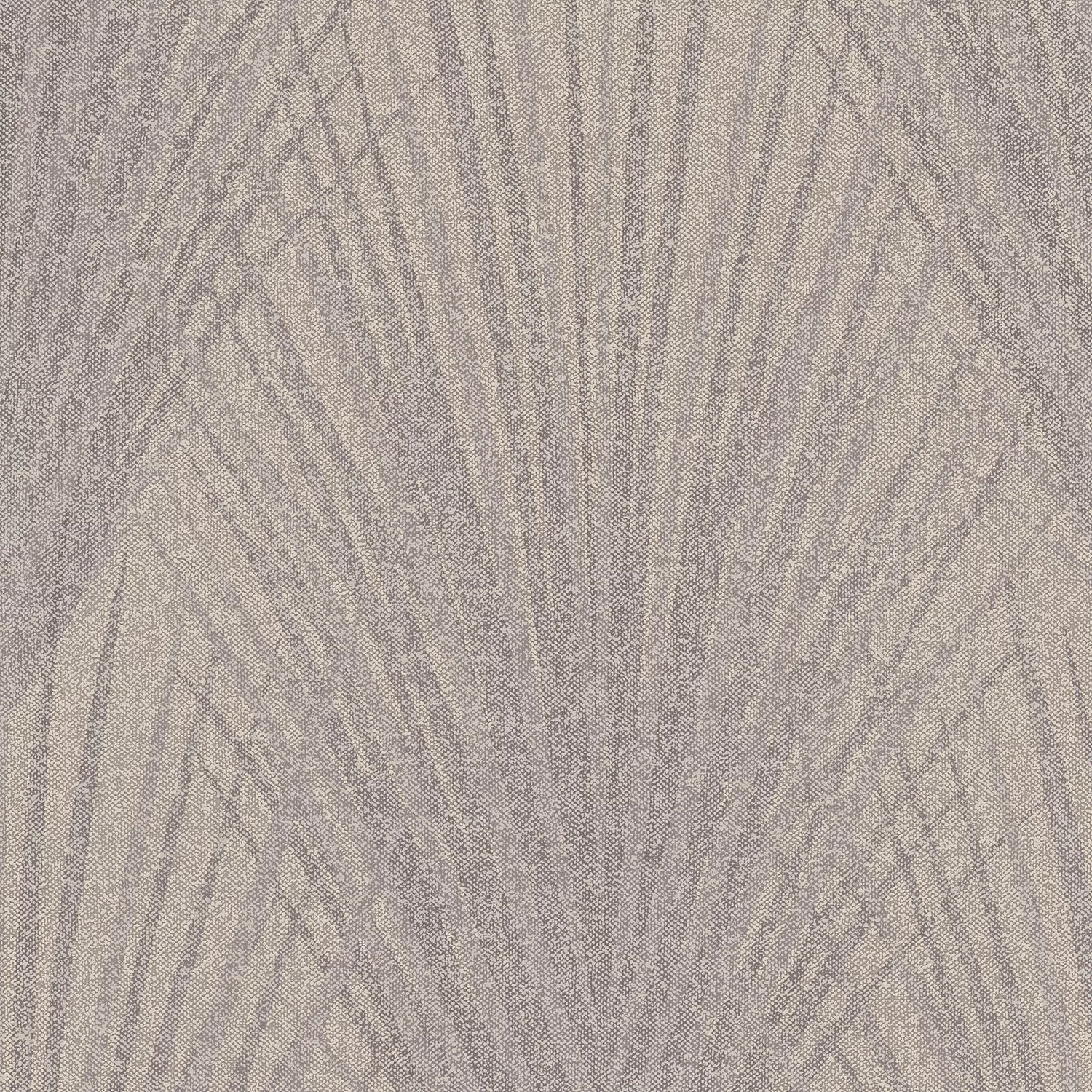 Bricoflor Palmenblätter Tapete Silber Grau Moderne Vliestapete mit Farn Mus günstig online kaufen