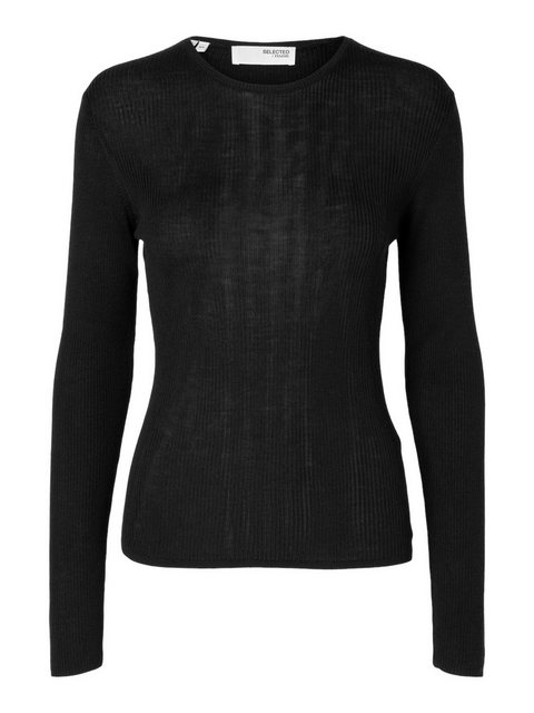 SELECTED FEMME Rundhalspullover SLFNaja (1-tlg) Plain/ohne Details günstig online kaufen