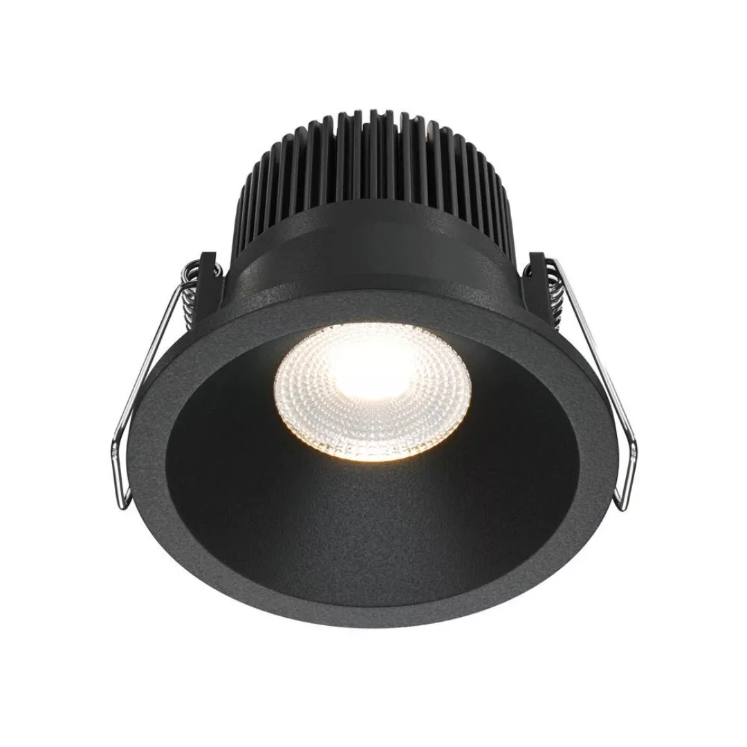 LED Deckeneinbaustrahler Zoom in Schwarz 6W 420lm IP65 3000K günstig online kaufen