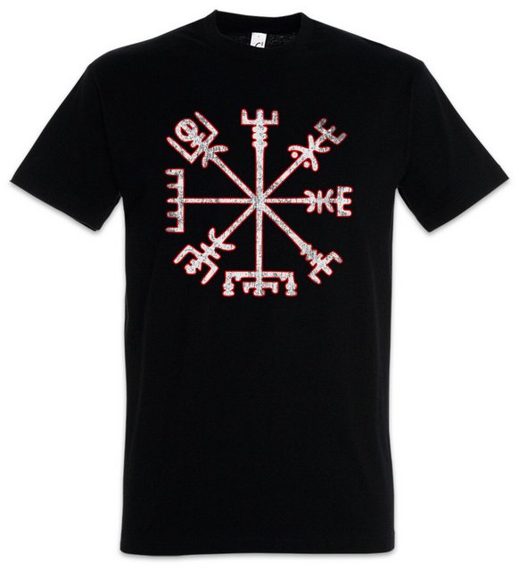 Urban Backwoods Print-Shirt Vegvisir Viking Compass Herren T-Shirt Wegweise günstig online kaufen