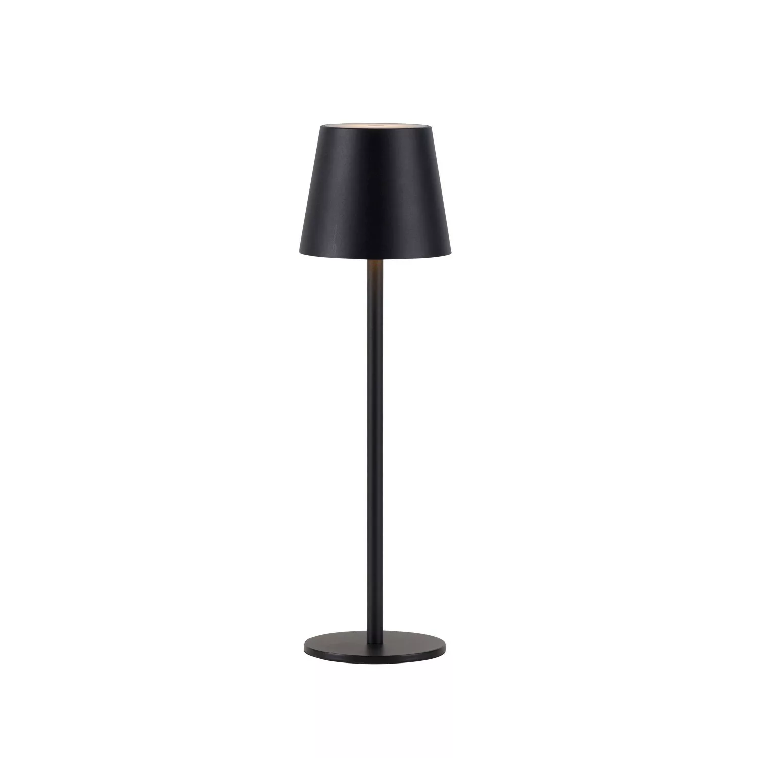 Just Light. LED-Akku-Tischleuchte Euria Schwarz 37 cm x Ø 110 günstig online kaufen