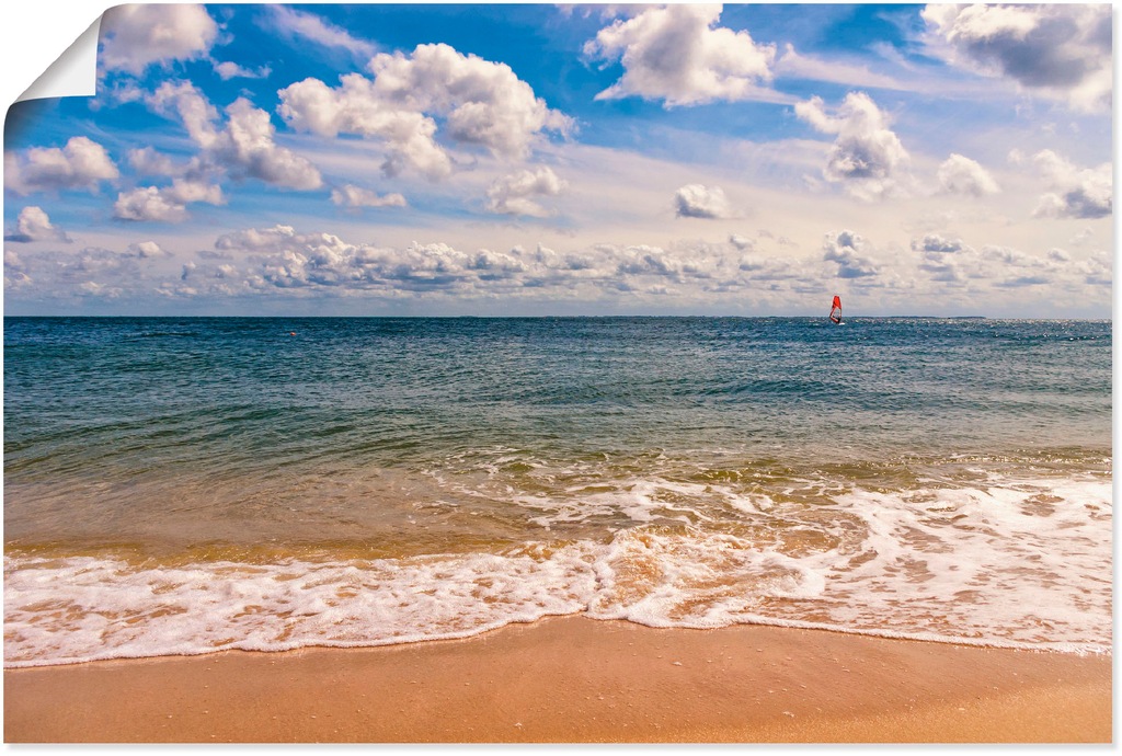 Artland Wandbild "Strandimpression Hörnum Sylt", Strand, (1 St.), als Poste günstig online kaufen