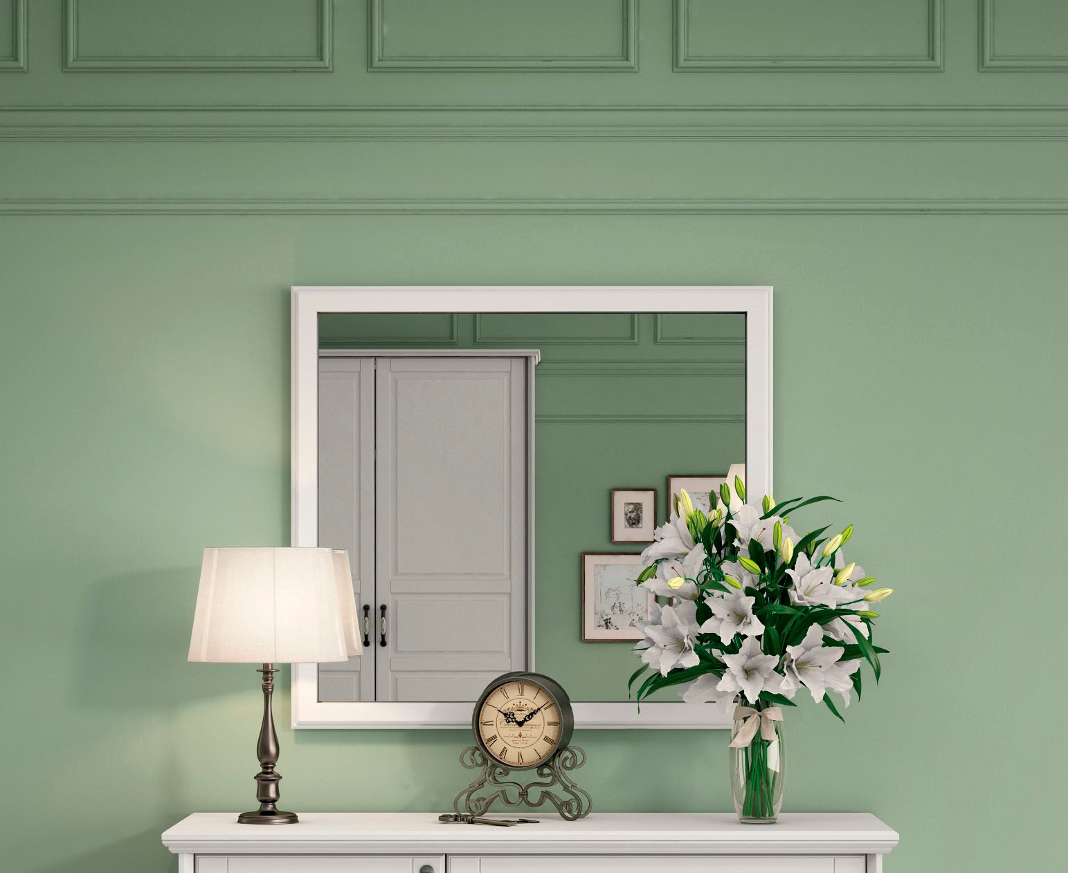 Home affaire Wandspiegel "Evergreen, Maße (B/T/H): 98/4/82 cm", (hochwertig günstig online kaufen