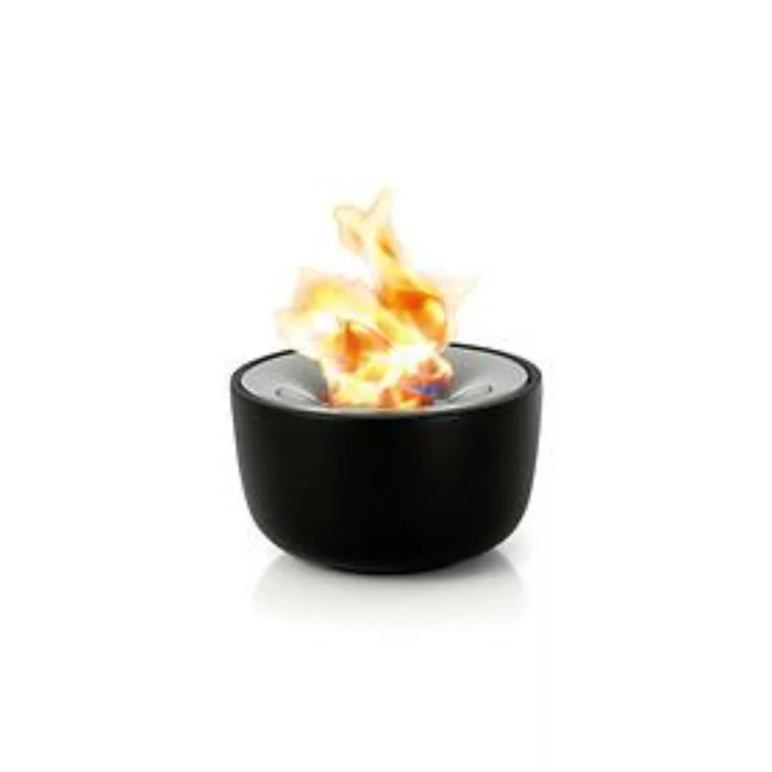 Blomus - Fuoco Feuerstelle Ø18cm - schwarz/H 11cm / Ø 18cm / 400ml / 2h günstig online kaufen