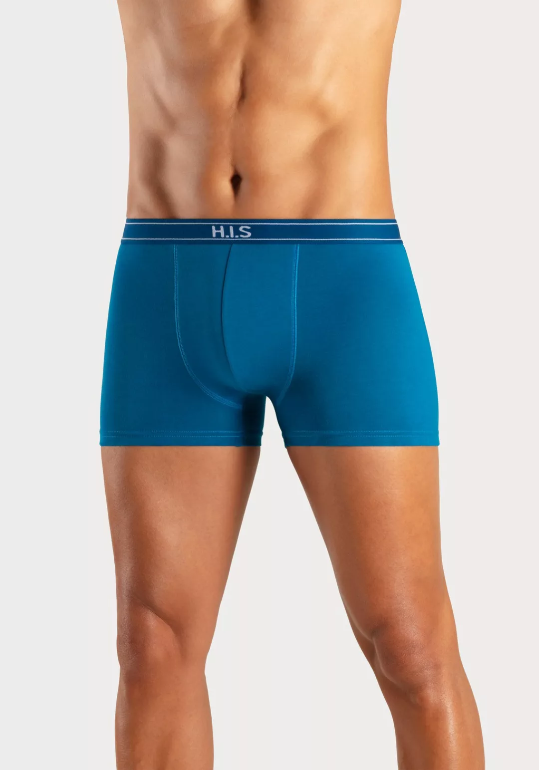 H.I.S Boxer, (Packung, 5 St.), mit Steifen und Logo im Bund günstig online kaufen