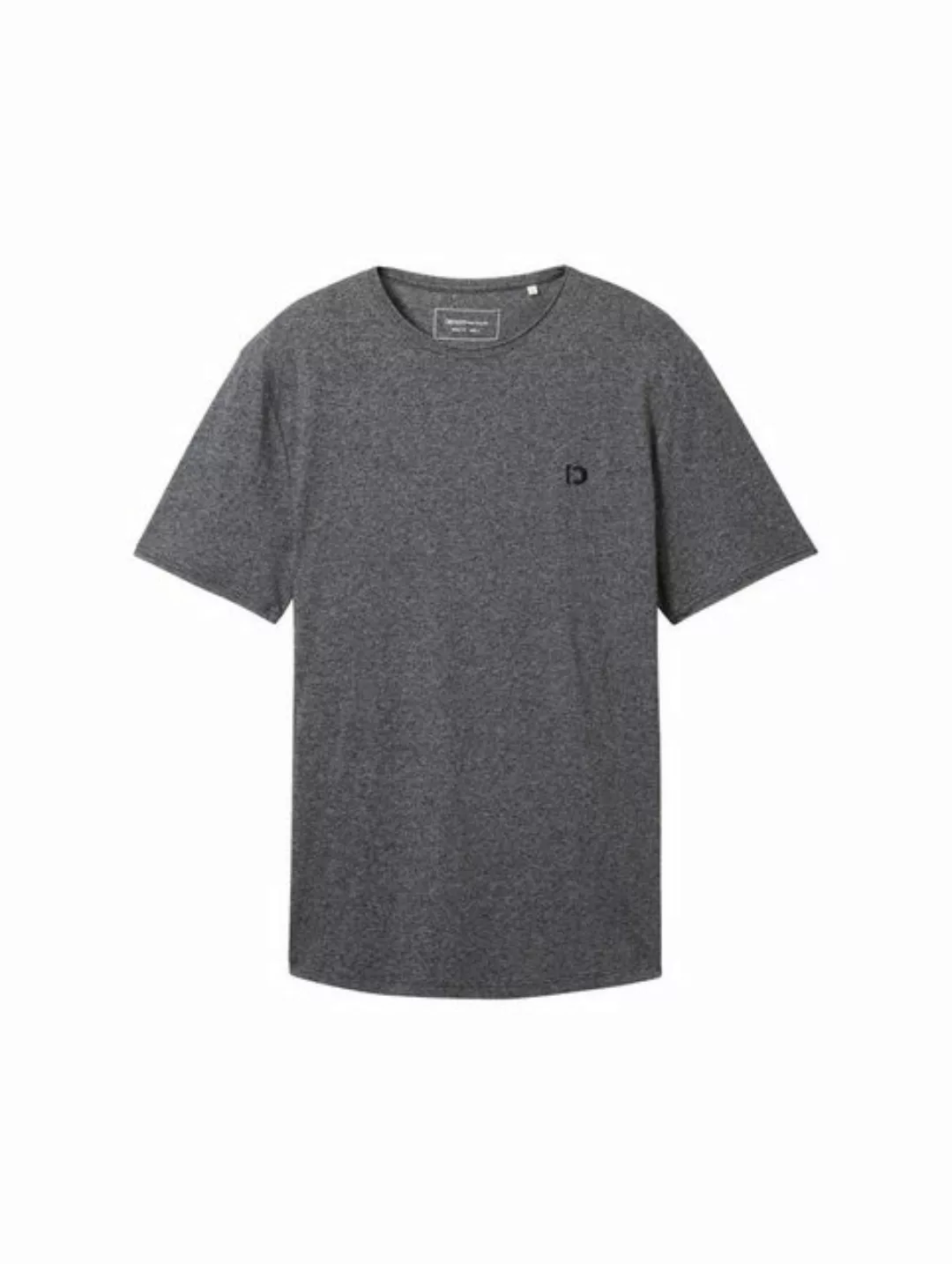 TOM TAILOR Denim T-Shirt T-Shirt in Melange Optik günstig online kaufen