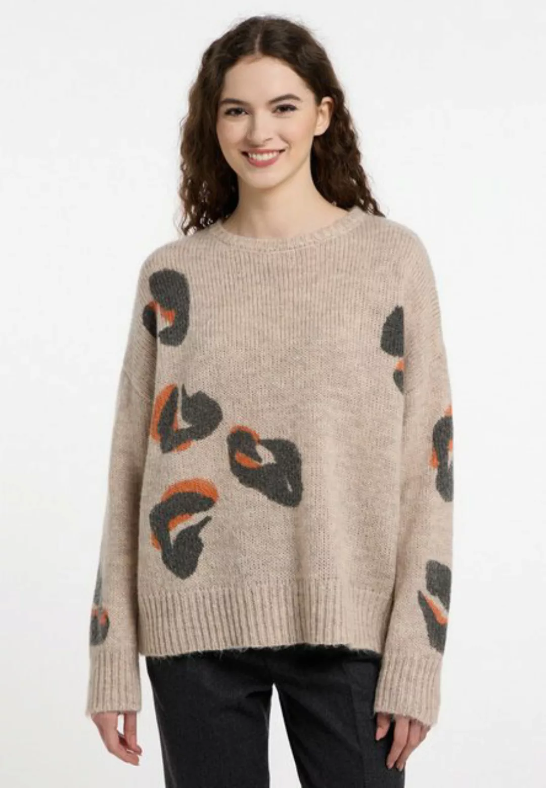 Frieda & Freddies NY Strickpullover Pullover mit dezenten Farbdetails günstig online kaufen