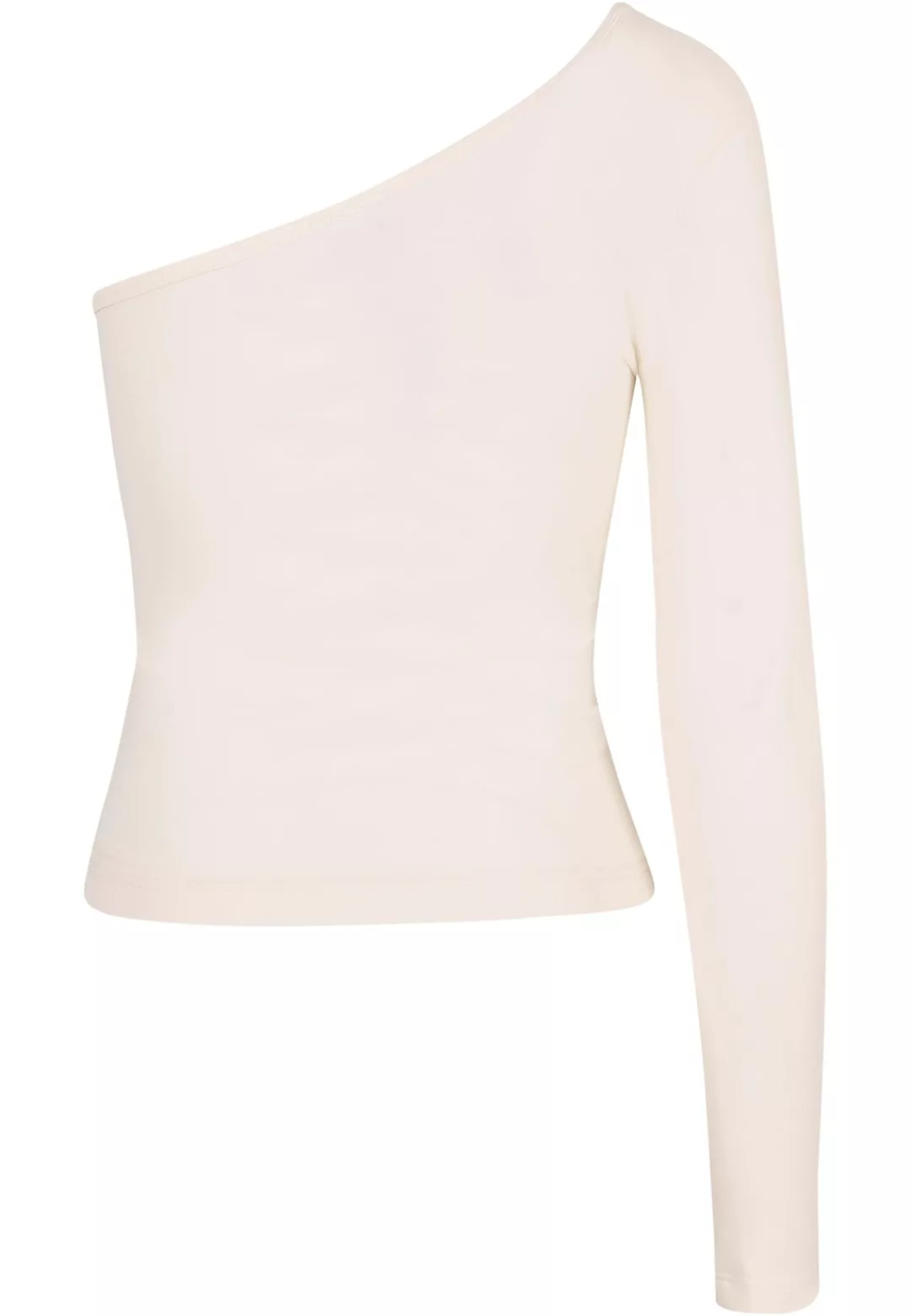 URBAN CLASSICS Langarmshirt "Urban Classics Damen Ladies Asymmetric Longsle günstig online kaufen