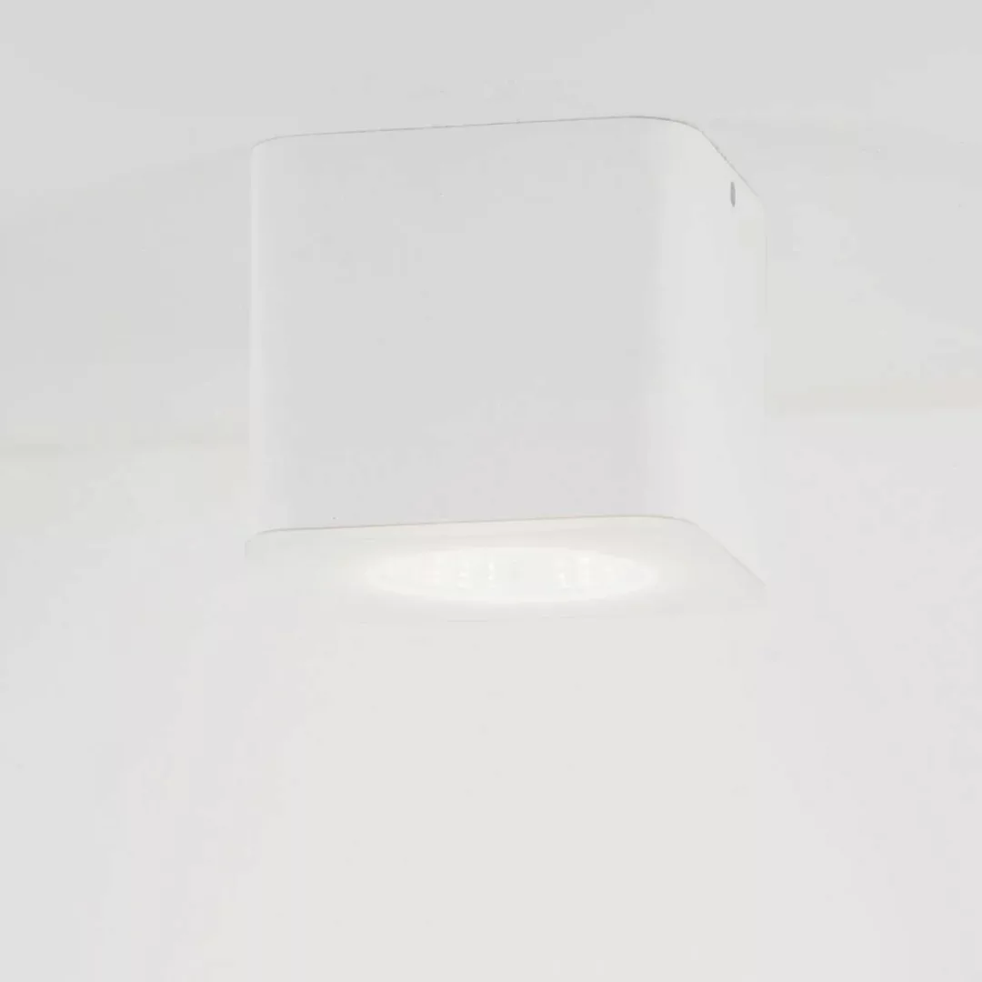 Helestra Oso LED-Deckenspot, eckig, weiß matt günstig online kaufen