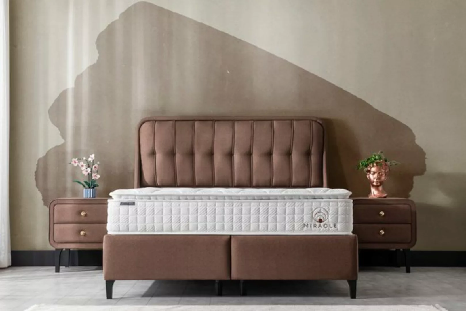 nice4home Boxspringbett Miracle Boxbett mit Stauraumkasten, inkl. Matratze günstig online kaufen