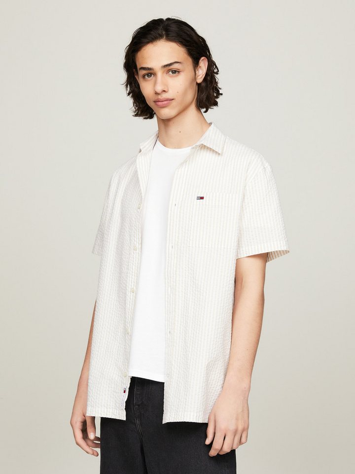 Tommy Jeans Kurzarmhemd TJM REG STRIPE SEERSUCKER SHIRT günstig online kaufen