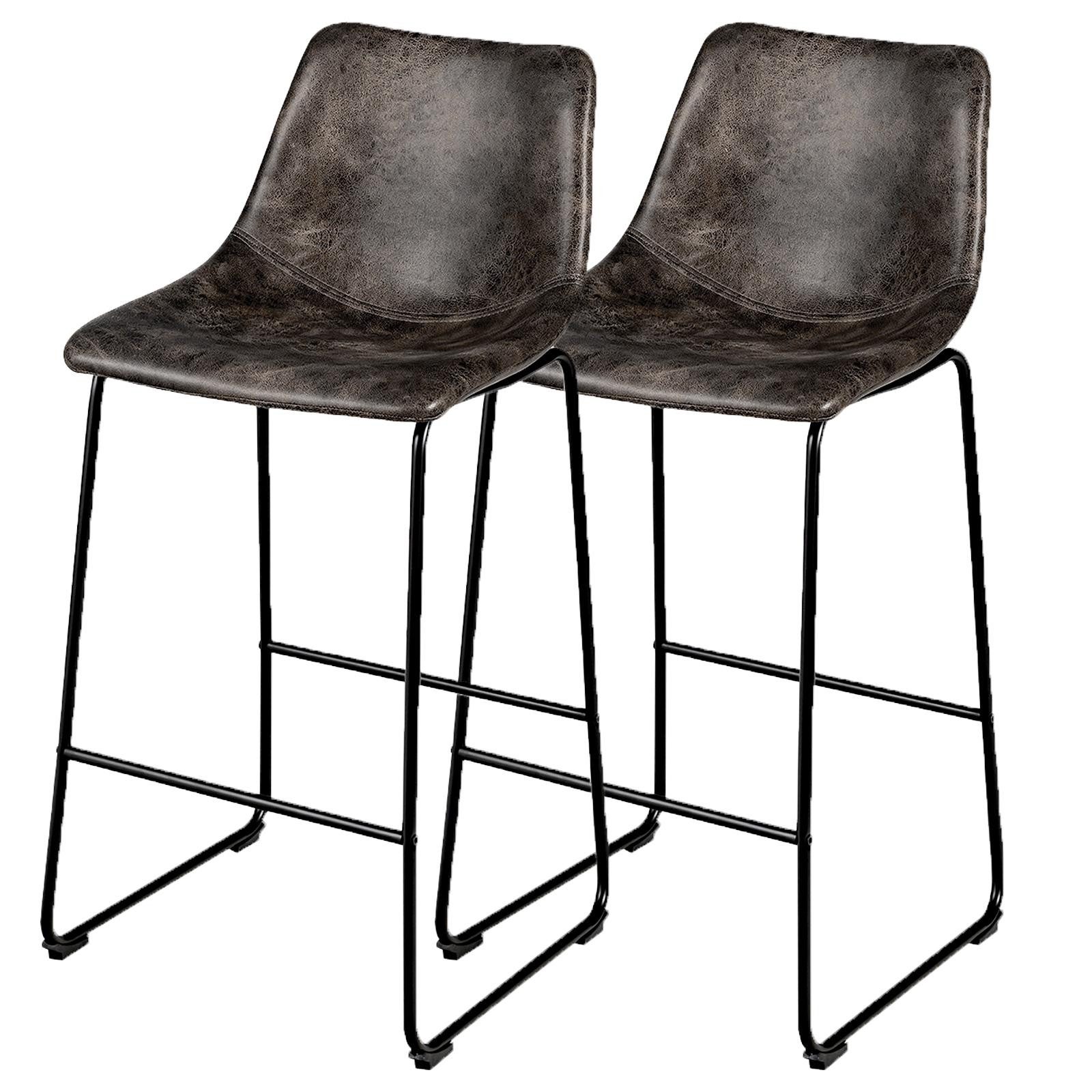 KOMFOTTEU Barhocker Barstuhl (2er Set), mit günstig online kaufen