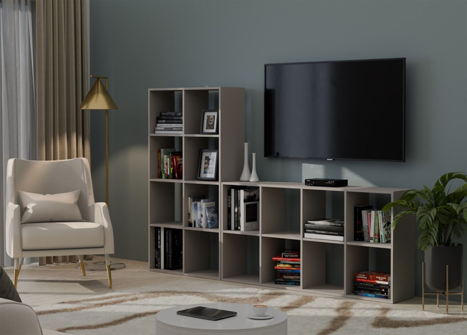 Selsey Standregal MALAX, Regal mit 4, günstig online kaufen