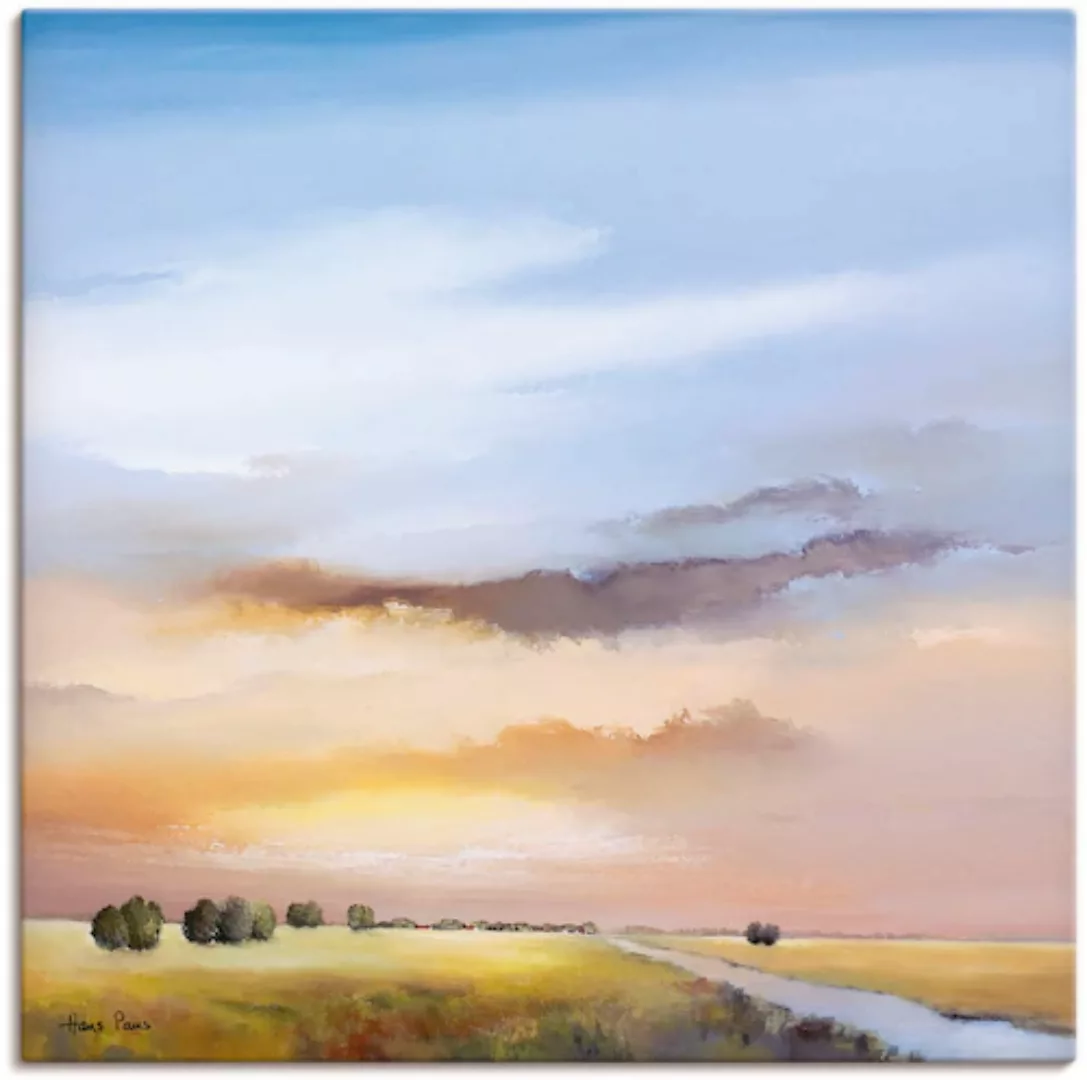 Artland Wandbild "Landschaft III", Himmel, (1 St.), als Leinwandbild, Poste günstig online kaufen