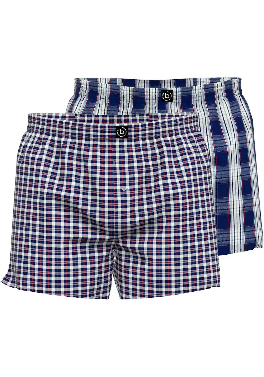 bugatti Boxershorts "Helsinki", (2 St.), mit lässigem Fit günstig online kaufen