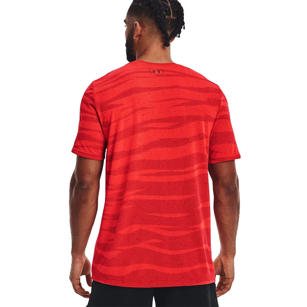 Under Armour Seamless Wave SS Shirt Bolt Red Chestnut Red günstig online kaufen