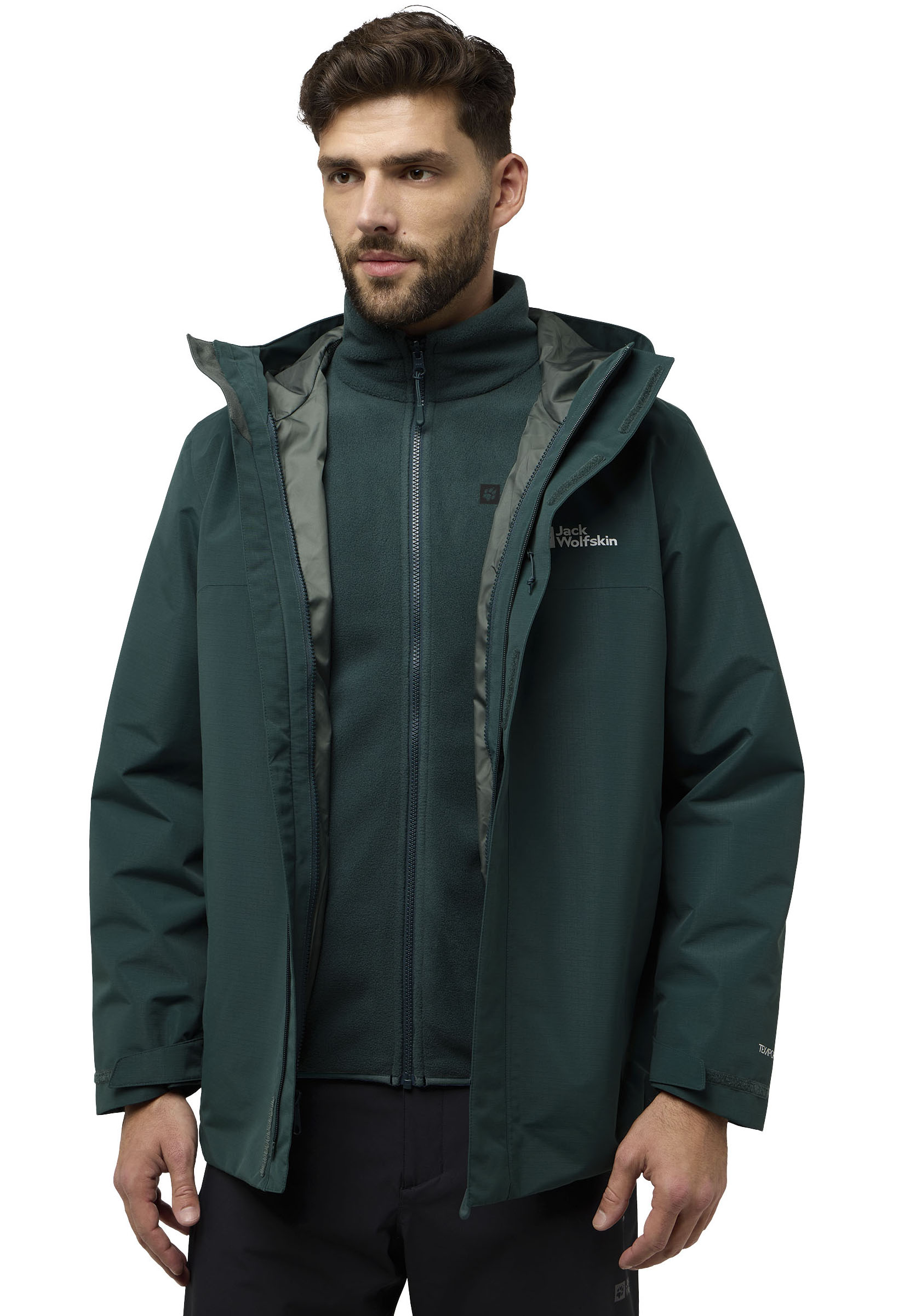 Jack Wolfskin Funktionsjacke "Funktionsjacke ALTENBERG 3IN1", mit Kapuze günstig online kaufen