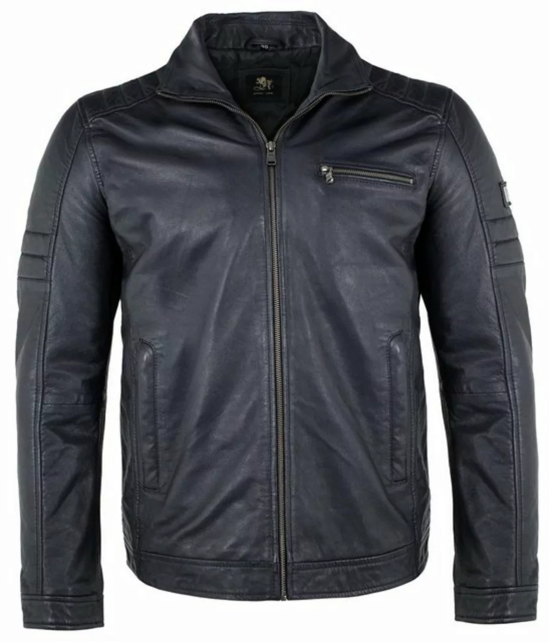 Otto Kern Lederjacke OK-104 Echtleder Herren Lederjacke Lammnappa navy günstig online kaufen