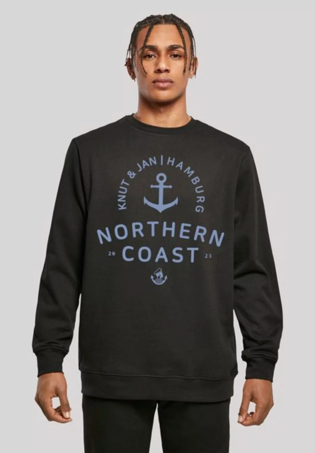 F4NT4STIC Kapuzenpullover "Nordsee Knut & Jan Hamburg", Print günstig online kaufen