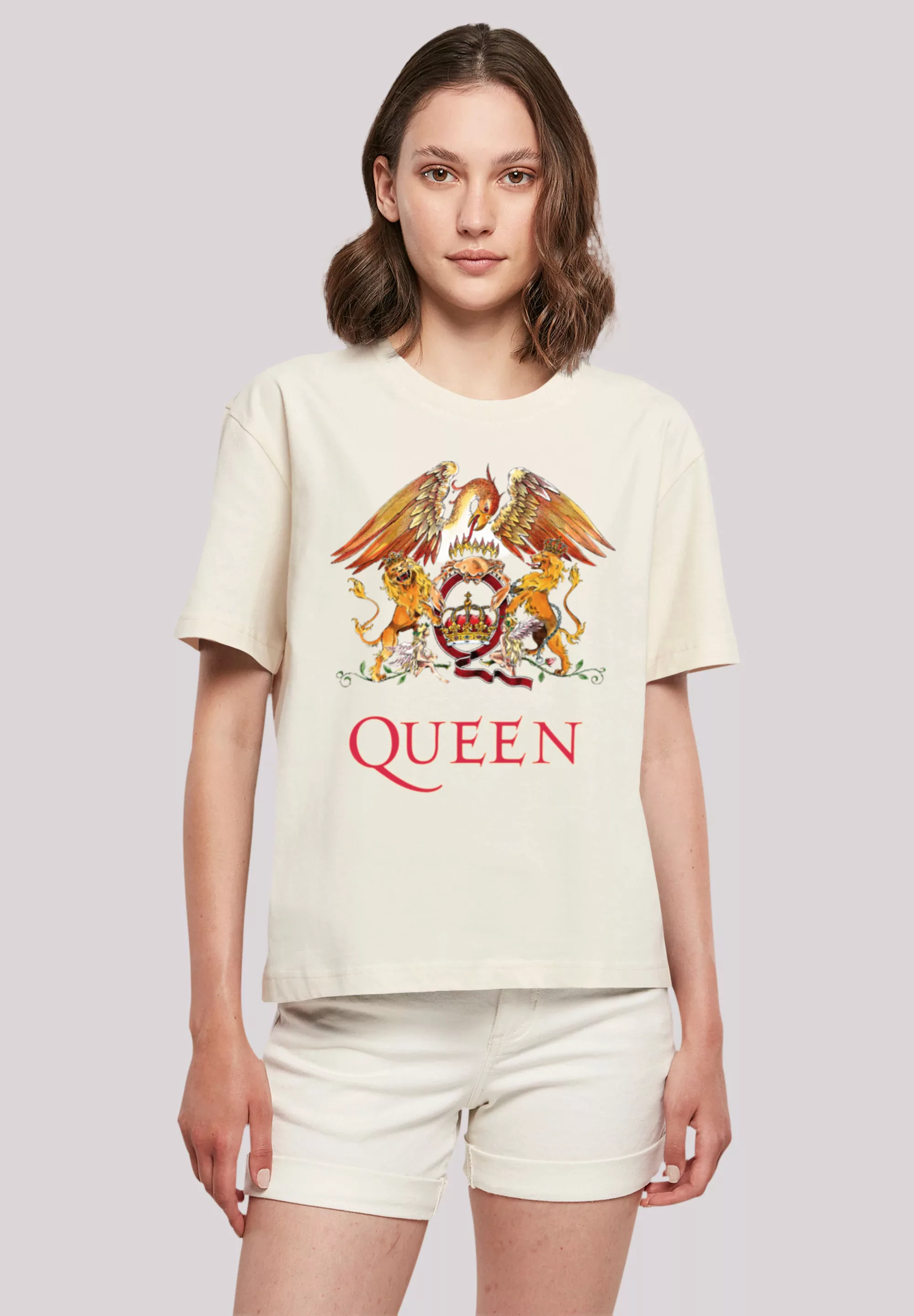 F4NT4STIC T-Shirt "Queen Classic Crest", Print günstig online kaufen