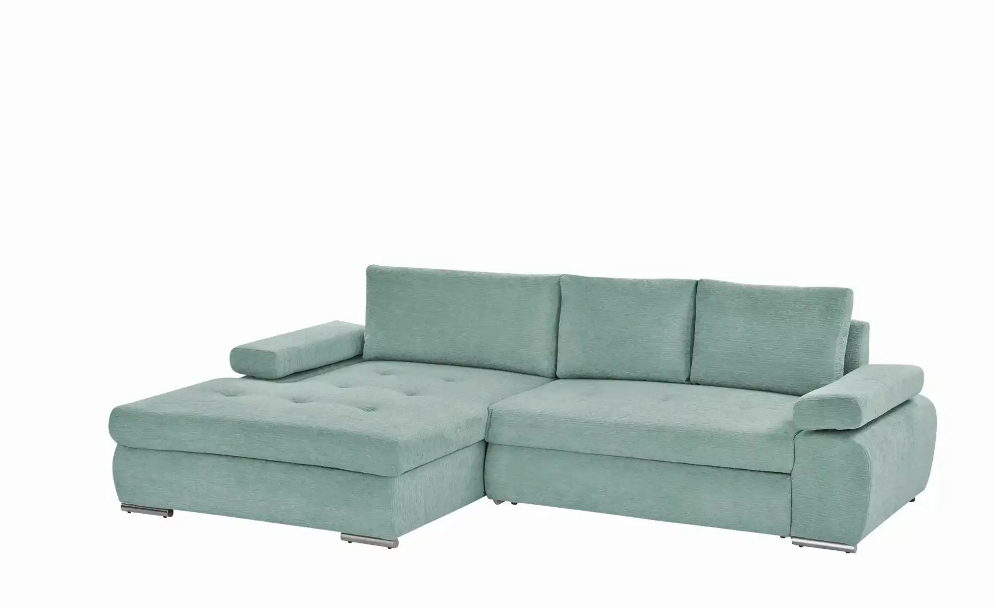 smart Ecksofa  Ibby ¦ grün ¦ Maße (cm): B: 294 H: 73 T: 173 Polstermöbel > günstig online kaufen