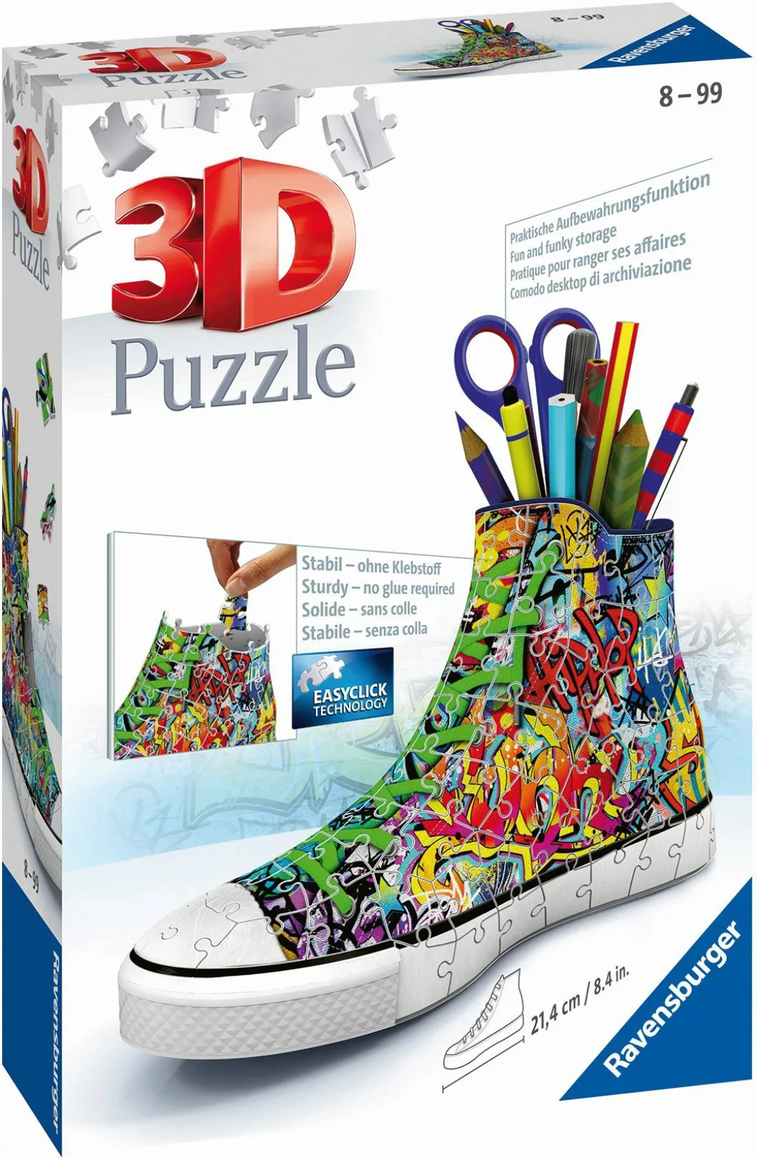 Ravensburger 3D-Puzzle Sneaker Graffiti Style, 108 günstig online kaufen