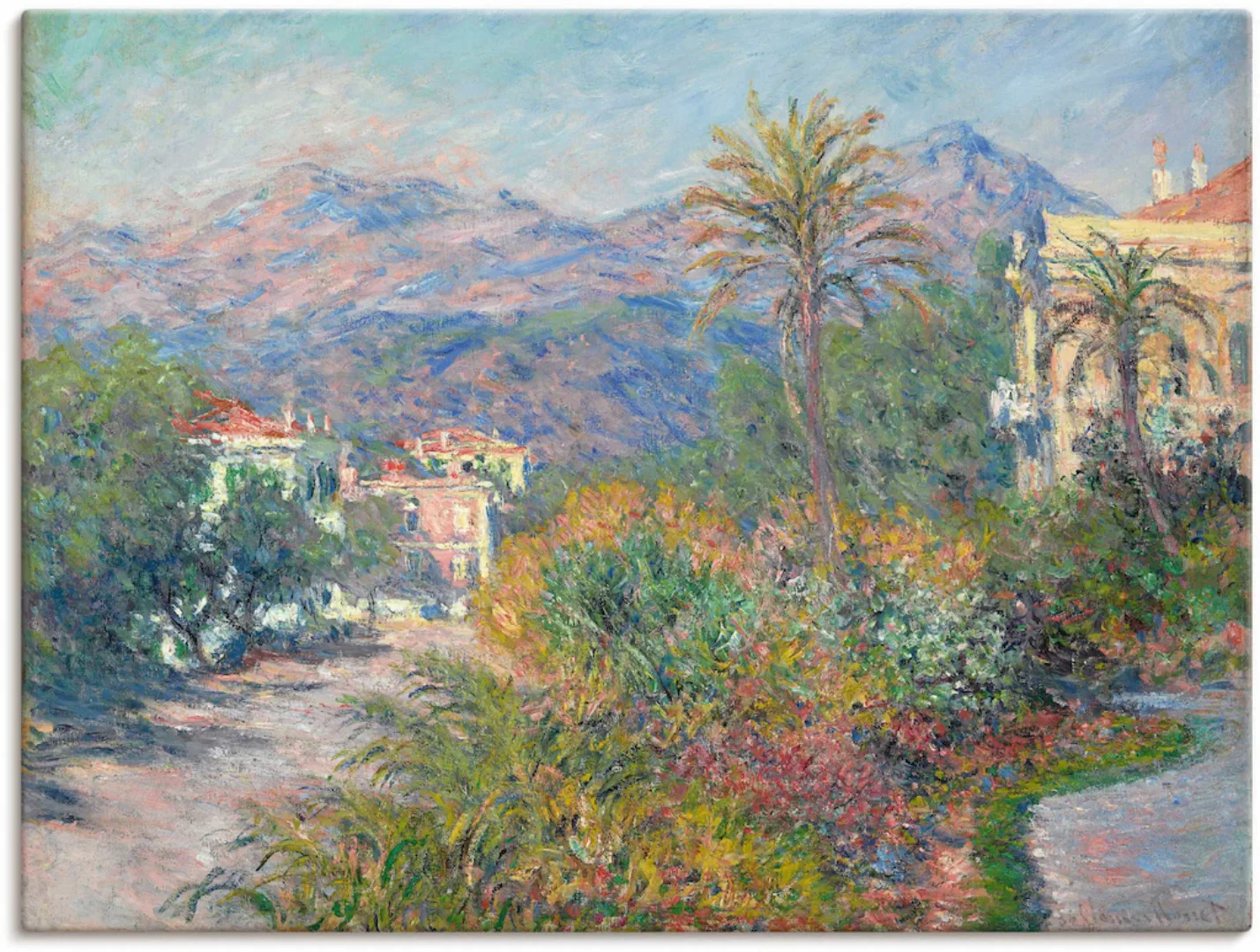 Artland Wandbild "Strada Romana in Bordighera. 1884", Europa, (1 St.), als günstig online kaufen