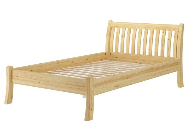 ERST-HOLZ Bett Komfortables Echtholzbett Gästebett Kiefer massiv 120x200 cm günstig online kaufen