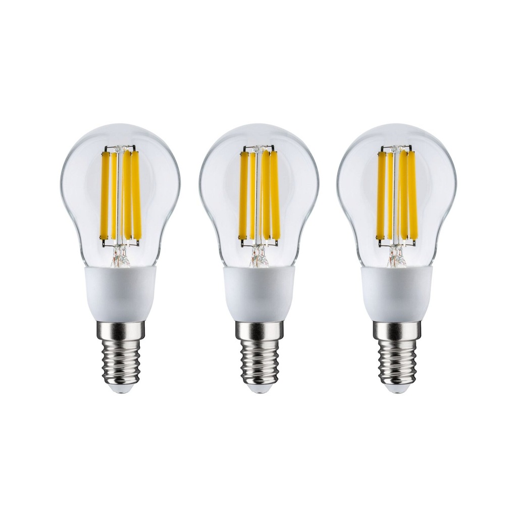 Paulmann LED-Leuchtmittel »Eco-Line 3er Pack Tropfen 525lm 2,5W 3000K klar günstig online kaufen