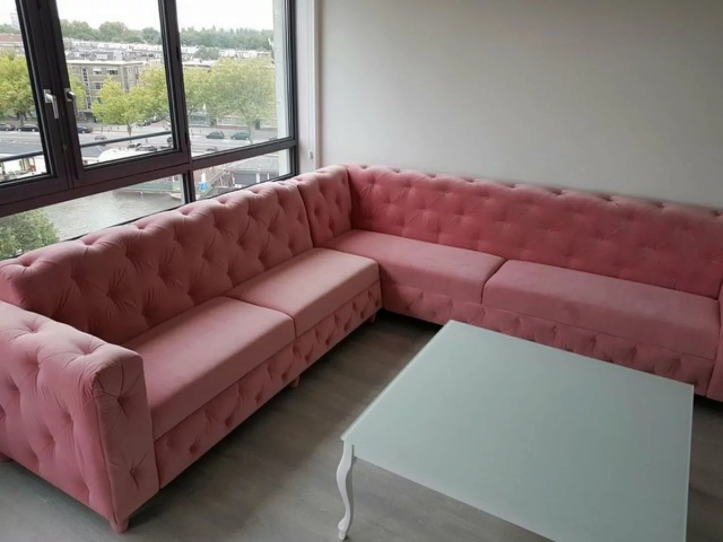 JVmoebel Ecksofa, Maßanfertigung Couch Ecksofa Sofa Polster Chesterfield Ec günstig online kaufen