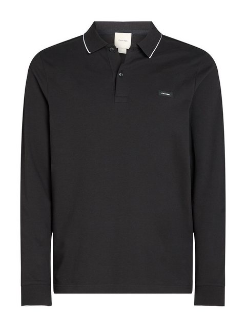 Calvin Klein Poloshirt STRETCH PIQUE TIPPING LS POLO günstig online kaufen