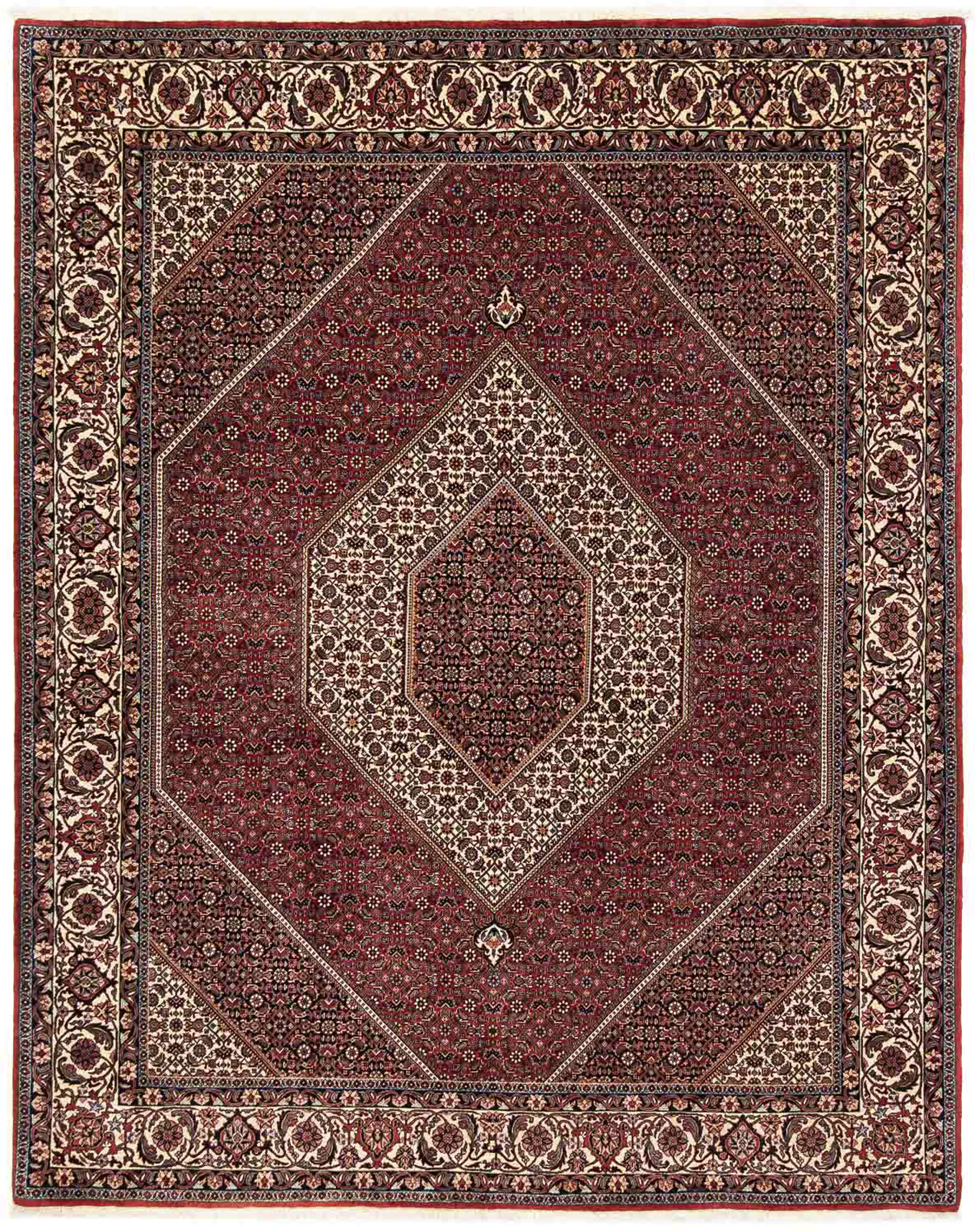 morgenland Orientteppich »Perser - Bidjar - 252 x 205 cm - dunkelrot«, rech günstig online kaufen