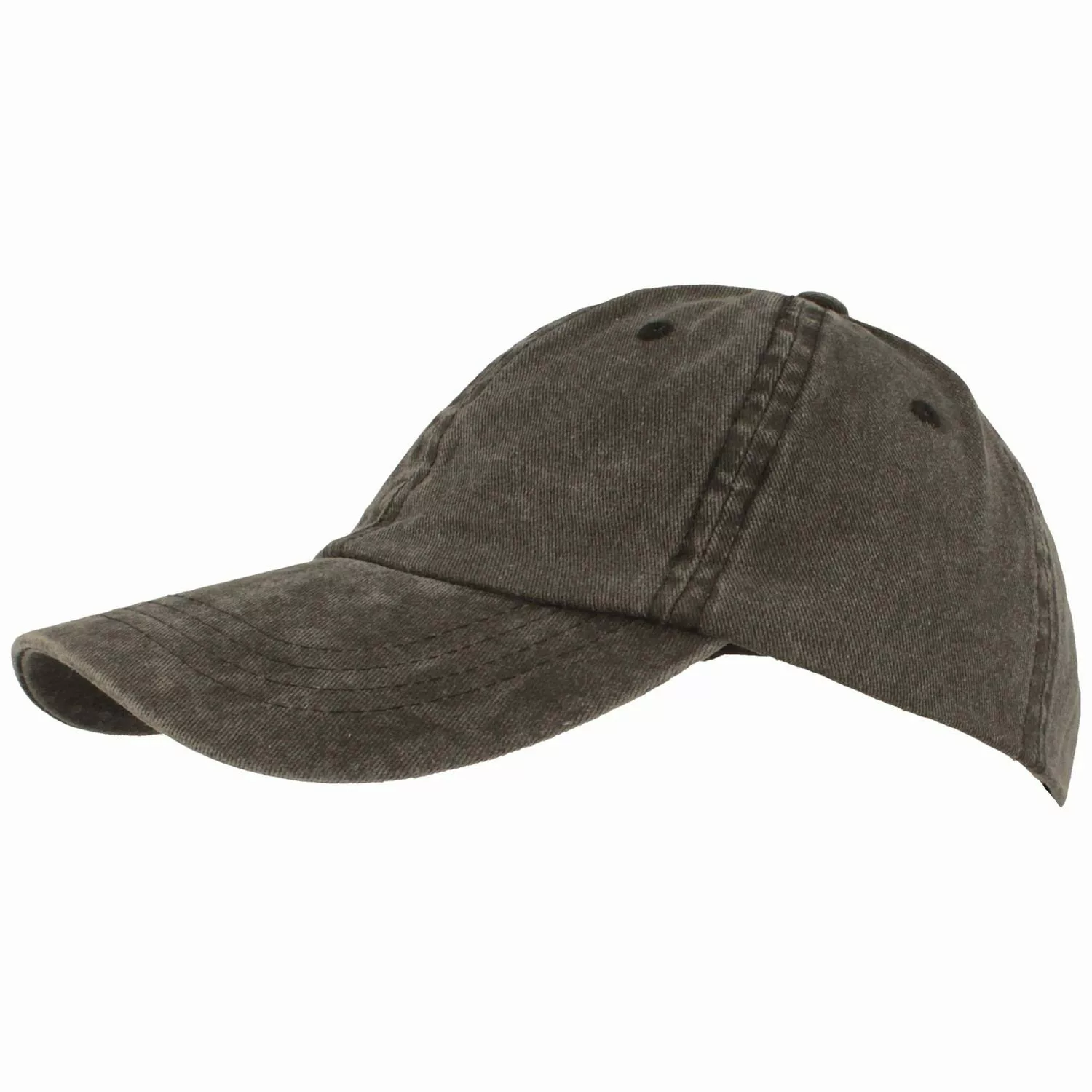 Breiter Baseball Cap Jeans-Stoff-Cap aus 100% günstig online kaufen