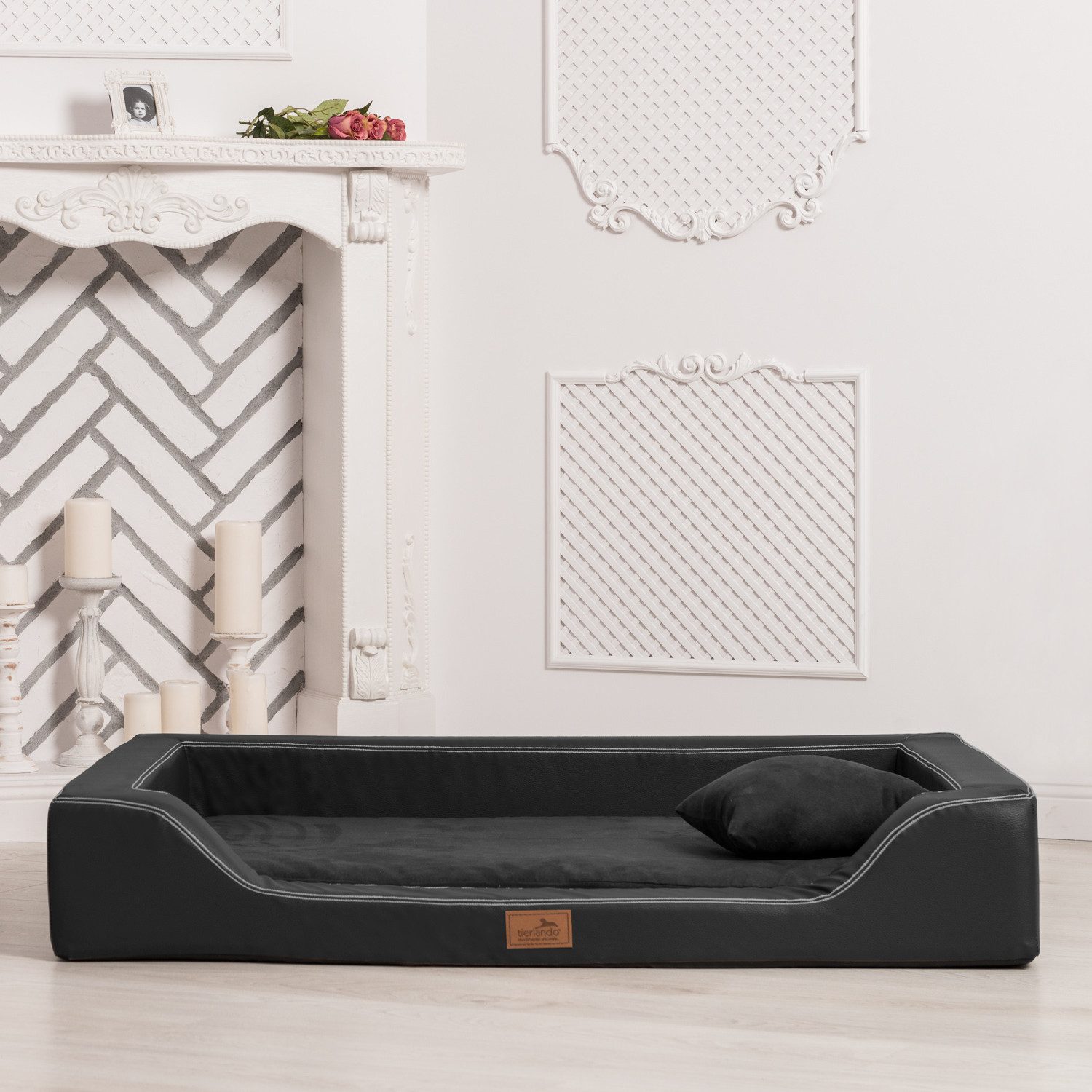 tierlando® Tierbett Orthopädisches LUXUS-Hundebett MELODY LATEX günstig online kaufen