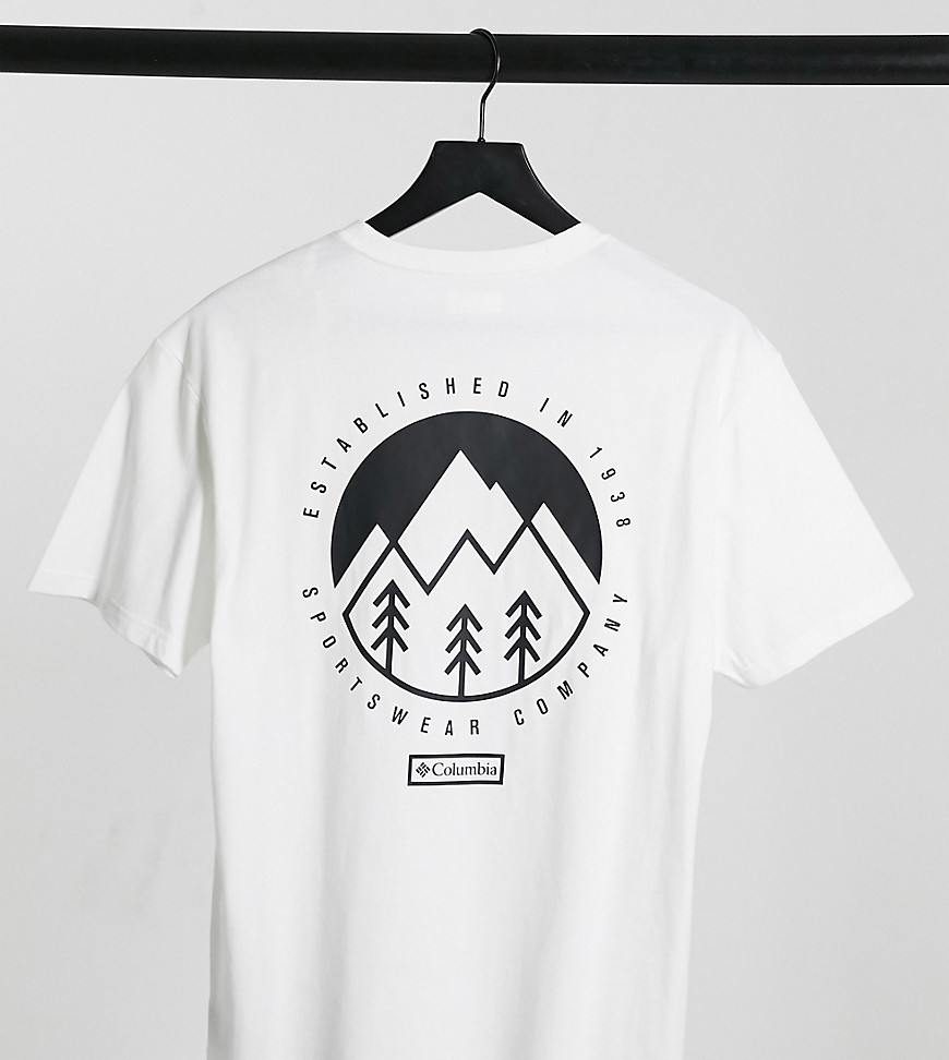 Columbia – Tillamook – T-Shirt in Weiß, exklusiv bei ASOS günstig online kaufen