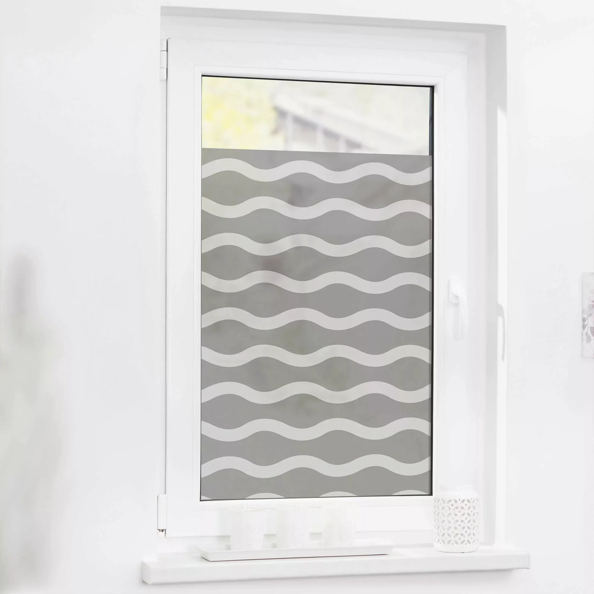 LICHTBLICK ORIGINAL Fensterfolie "Welle", 1 St., blickdicht, strukturiertKl günstig online kaufen