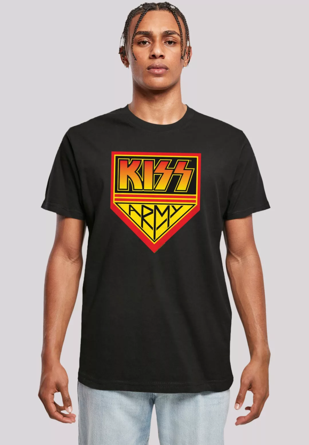 F4NT4STIC T-Shirt "Kiss Army Logo", Premium Qualität günstig online kaufen