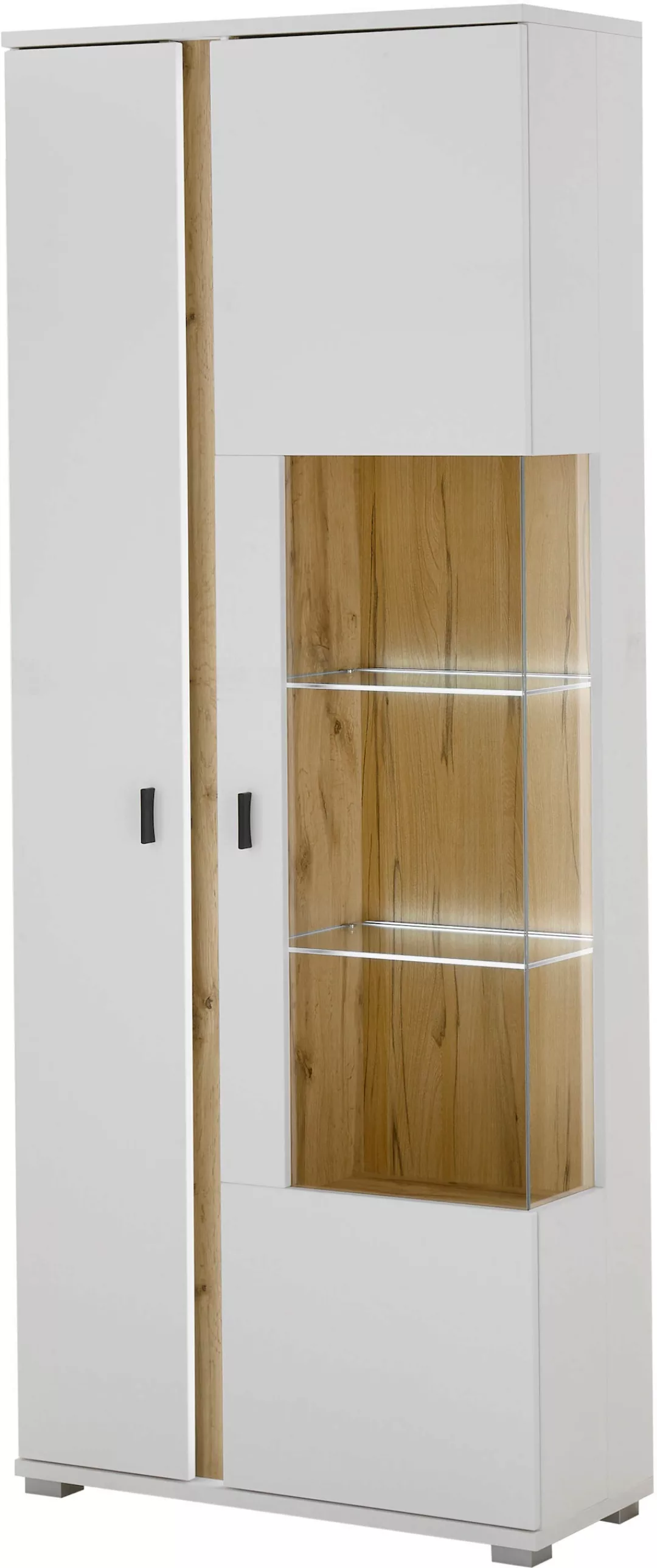 INOSIGN Vitrine "LONG ISLAND, Stauraumvitrine", (1 St.), in moderner Trendf günstig online kaufen
