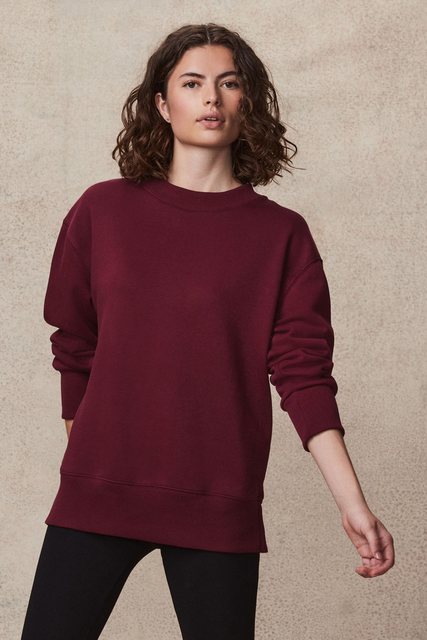 Next Longsweatshirt Essentials Langes Baumwoll-Sweatshirt, Relaxed Fit (1-t günstig online kaufen