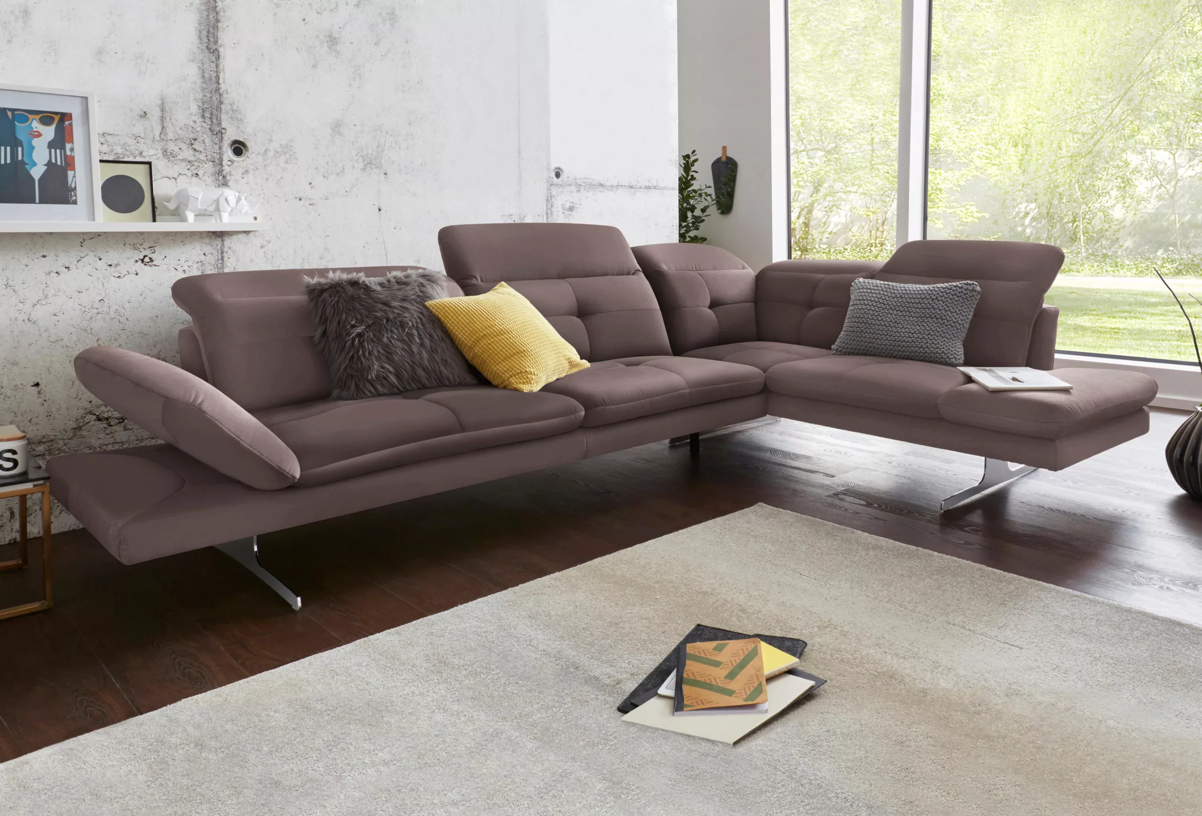 exxpo - sofa fashion Ecksofa Dana, hochwertiges, aktuelles Design und tolle günstig online kaufen