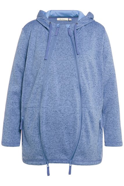 Ulla Popken Sweatjacke Bellieva-Sweatjacke herausnehmbarer Einsatz günstig online kaufen