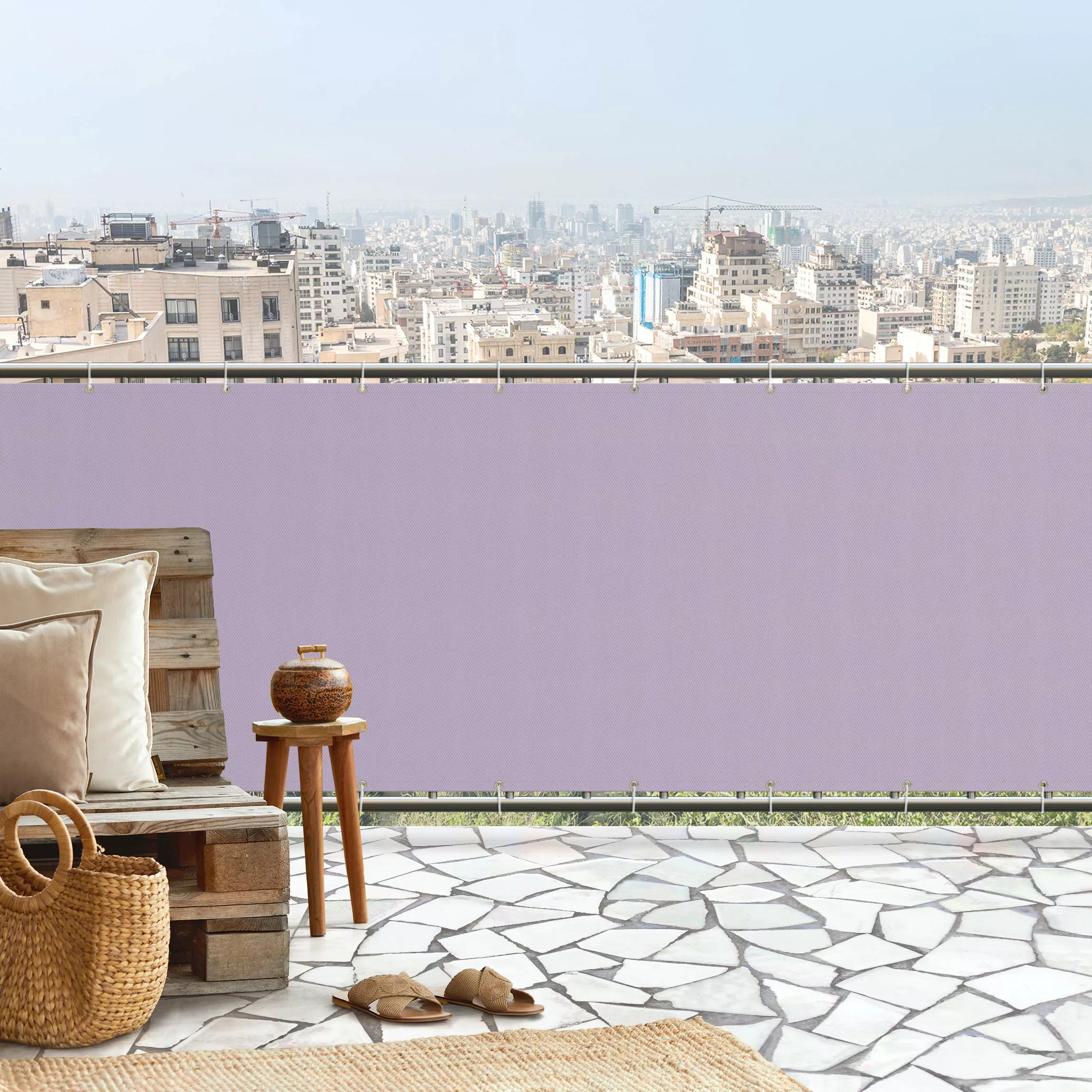 Balkon Sichtschutz Lavendel günstig online kaufen