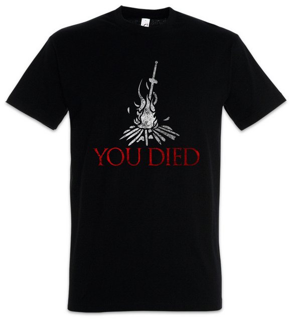 Urban Backwoods Print-Shirt You Died Soul Herren T-Shirt Shirt Firelink Shr günstig online kaufen